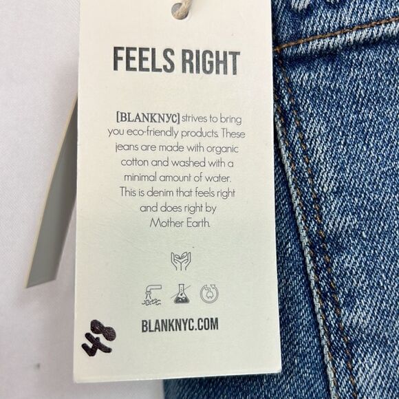Blank NYC The Bond mid-rise skinny jeans size 24 NWT - Picture 10 of 13